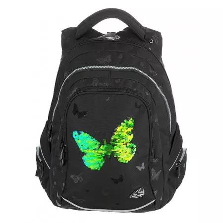 Studentský batoh Walker FAME Sparkling Butterfly