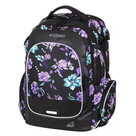 Studentský batoh Walker WIZZARD Flower Violet