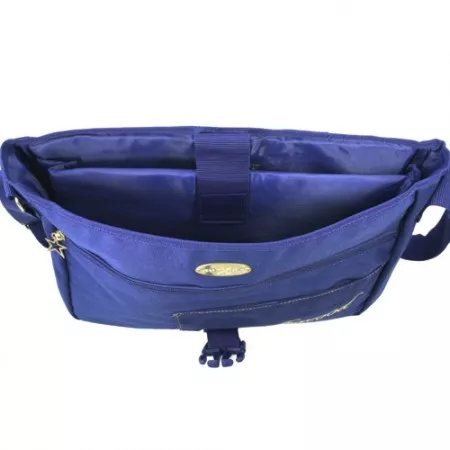 Taška přes rameno Hollywood Star, modrá s výšivkou hvězdy