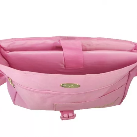 Taška přes rameno Hollywood Star, růžová s výšivkou hvězdy