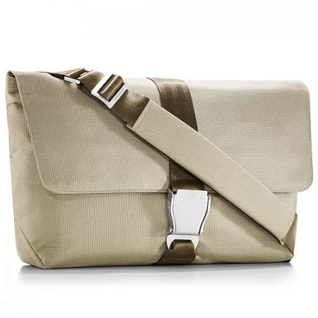 Taška přes rameno Reisenthel, krémová s hnědým popruhem