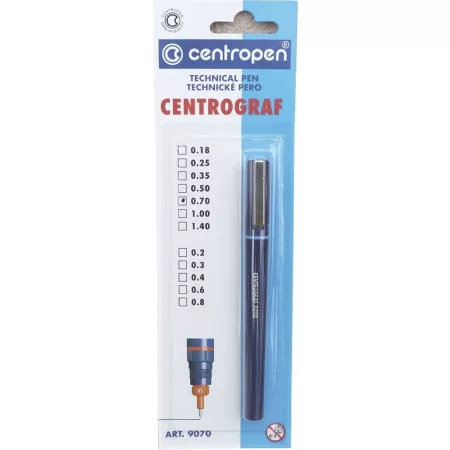 Technické pero Centropen 9070/1 Centrograf 0,7mm