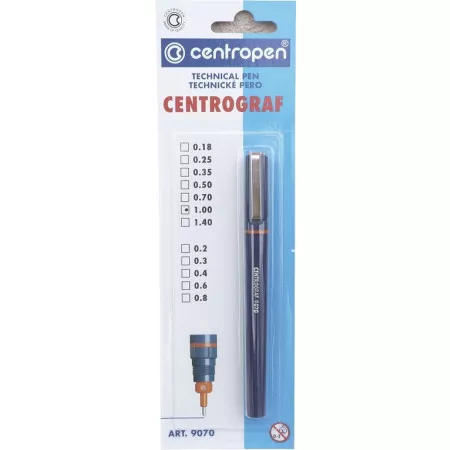 Technické pero Centropen 9070/1 Centrograf 1,0mm