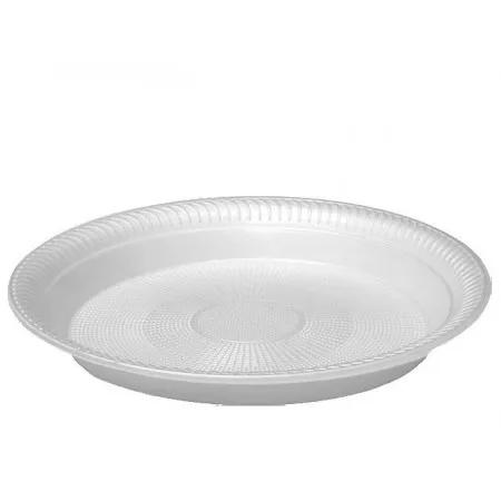 Termo talíř mělký 22,5cm pěnový PS (100ks)