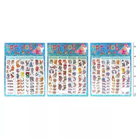 Tetovací obtisky WIKI 887866 barevné 9,5x24cm