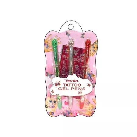 Tetovací pera WIKI 882475 gelová 3ks + šablona