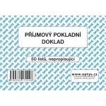 Tiskopis OPTYS, 1310 Příjmový pokladní doklad jednoduchý A6 nepropisovací 50 listů