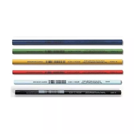 Tužky Koh-i-noor 3263 (3260) na hladký povrch různé barvy