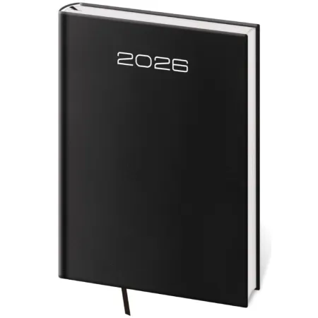 Týdenní diář A5 Old Karachi černý (DK423-1-26)