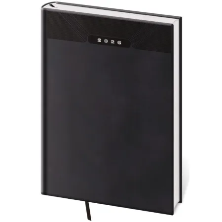 Týdenní diář A5 Print Classic černý (DP423-01-26)