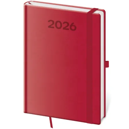 Týdenní diář A5 Print Pop malinový (DPP423-14-26)