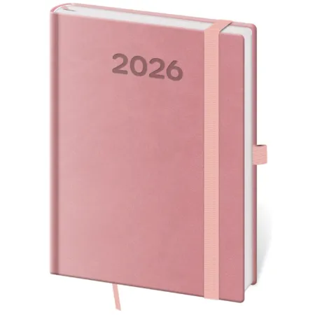 Týdenní diář A5 Print Pop růžový (DPP423-06-26)