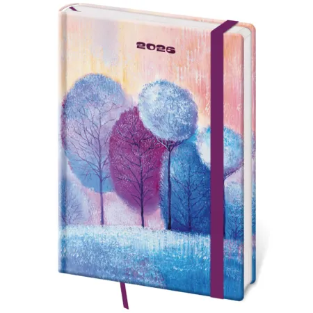 Týdenní diář A5 Vario Eden s gumičkou (DV423-20-26)