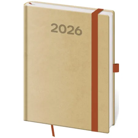 Týdenní diář B6 Print Pop cappuccino (DPP433-15-26)