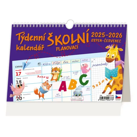 Týdenní školní plánovací kalendář (S38-26)