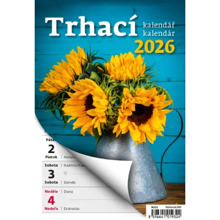 Týdenní trhací kalendář A5 (N222-26)