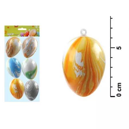 Vajíčka plast S170181 6ks/6cm 