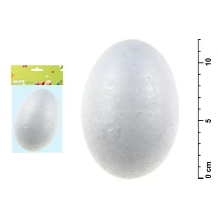 Vajíčko hladké 12cm polystyren