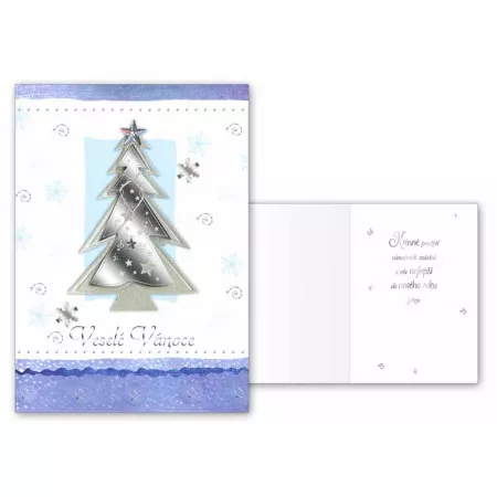Vánoční přání CN 439 s obálkou s textem
