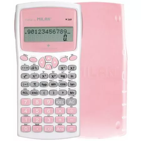 Vědecká kalkulačka Milan 159110IBGPBL - bílo/růžová