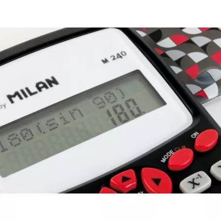 Vědecká kalkulačka Milan 159110RBL - černo/červená