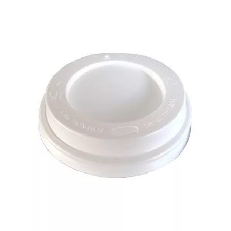 Víčko N na kelímky papírové 0,1l zvýšené, průměr 62mm (50ks)