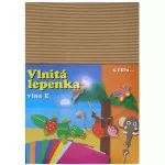 Vlnitá lepenka, rovná vlna, 34,5x24,5cm, 260g/m2, natur