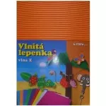 Vlnitá lepenka, rovná vlna, 34,5x24,5cm, 260g/m2, oranž