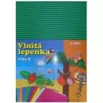 Vlnitá lepenka, rovná vlna, 34,5x24,5cm, 260g/m2, zelená