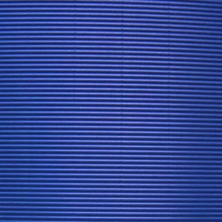 Vlnitá lepenka, rovná vlna, 50x70cm, 260g/m2, modrá