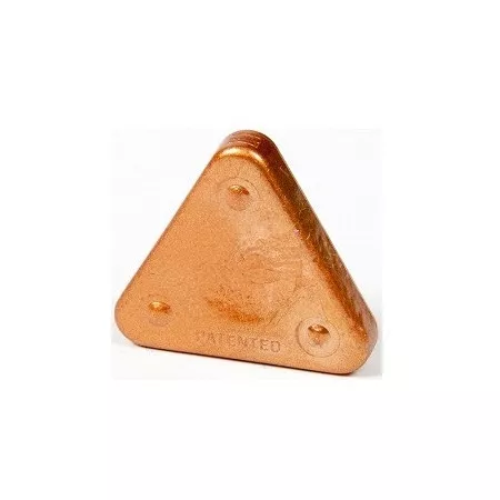 Magická trojboká voskovka Triangle magic Metallic rudě měděná