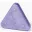 Magická trojboká voskovka Triangle magic Metallic fialová metalická
