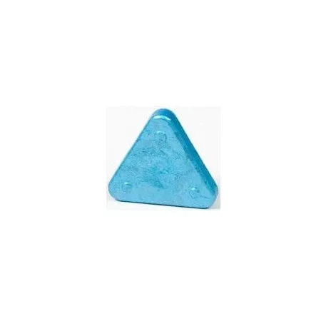 Magická trojboká voskovka Triangle magic Metallic modř metalická