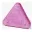 Magická trojboká voskovka Triangle magic Metallic růžová metalická