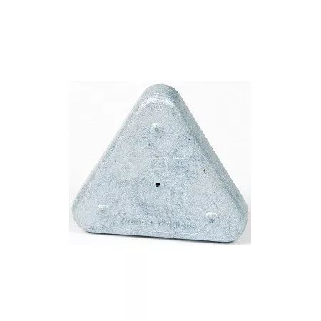Magická trojboká voskovka Triangle magic Metallic stříbrná