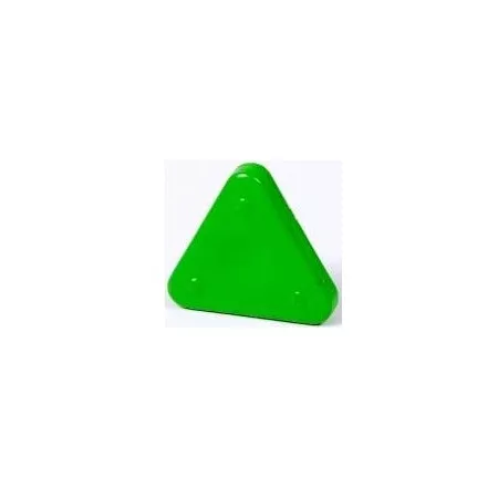 Magická trojboká voskovka Triangle magic Neon chromově zelená
