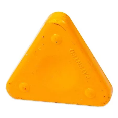 Magická trojboká voskovka Triangle magic Neon světlě oranžová