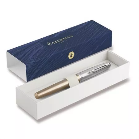 Waterman Emblème Deluxe Gold CT plnicí pero, hrot F hrot F