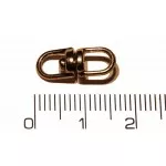 Zapínání obratlík otočný 14x6mm (platinováno)