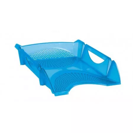 Zásuvka plastová Koh-i-noor, box kancelářský transparentní modrý