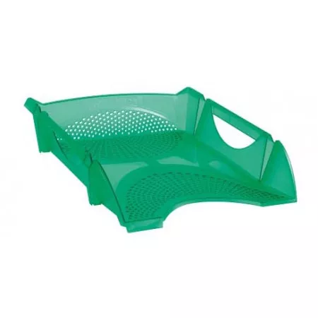 Zásuvka plastová Koh-i-noor, box kancelářský transparentní zelený