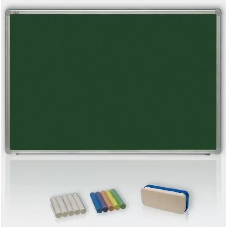 Zelená magnetická tabule pro popis křídou, 90x120 cm