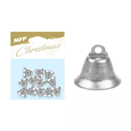 Zvonečky MFP 1,7cm/12ks stříbrné 8882341