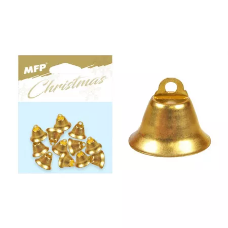 Zvonečky MFP 1,7cm/12ks zlaté 8882342