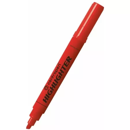 Zvýrazňovač Centropen 8552, ČERVENÝ