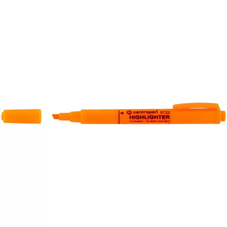 Zvýrazňovač Centropen highlighter 8722 oranžový